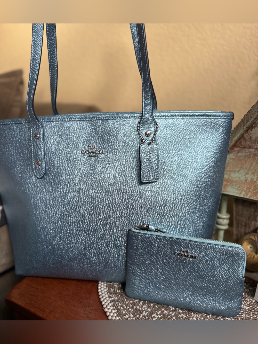 City Tote with Wristlet Set, Coach